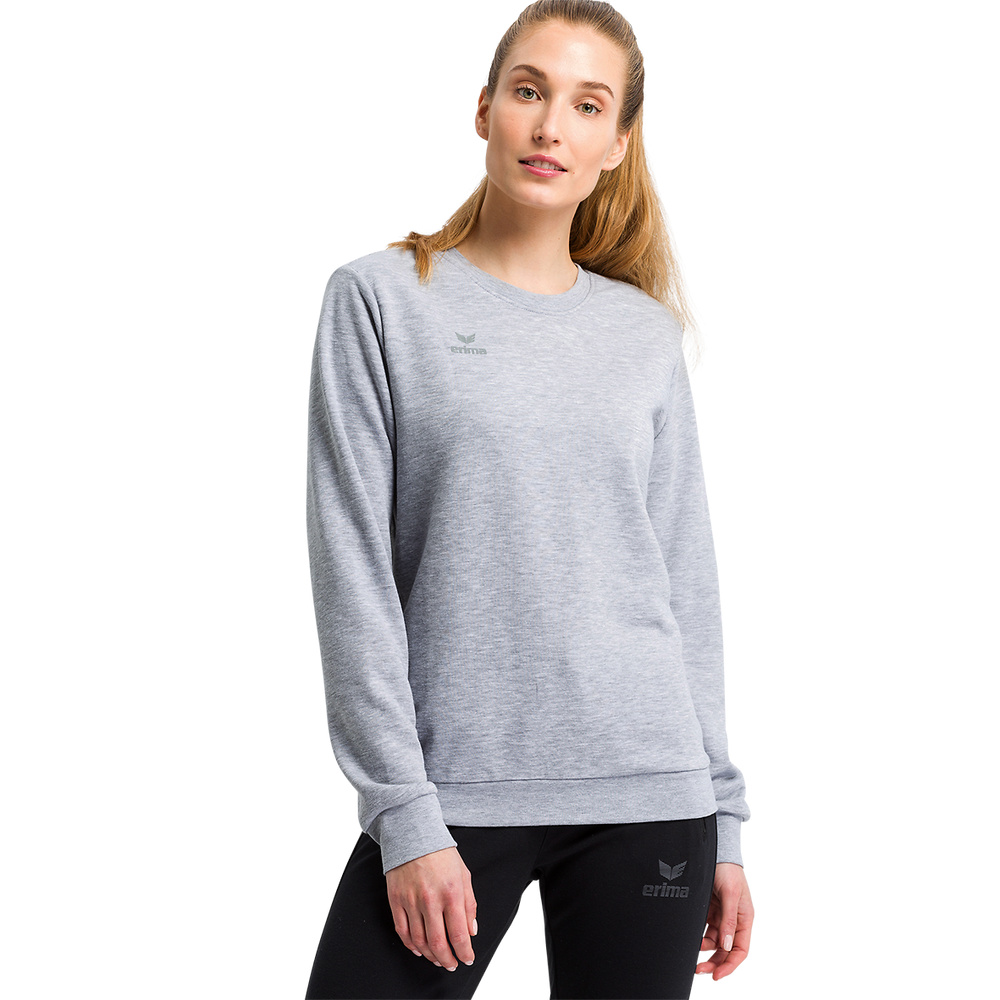 SUDADERA ERIMA, BLANCA UNISEX. 