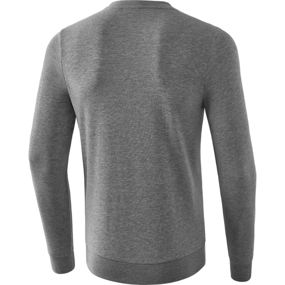 SUDADERA ERIMA, GRIS UNISEX. 