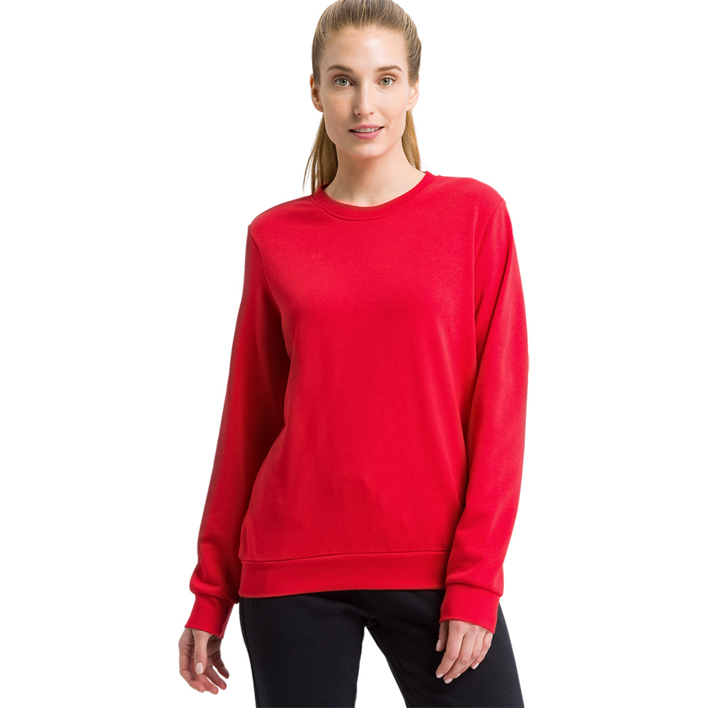 SUDADERA ERIMA, ROJA UNISEX. 