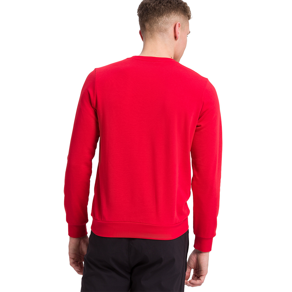 SUDADERA ERIMA, ROJA UNISEX. 