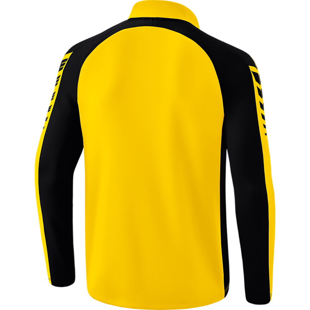 SUDADERA ERIMA SIX WINGS TRAINING TOP, AMARILLA-NEGRA HOMBRE. 