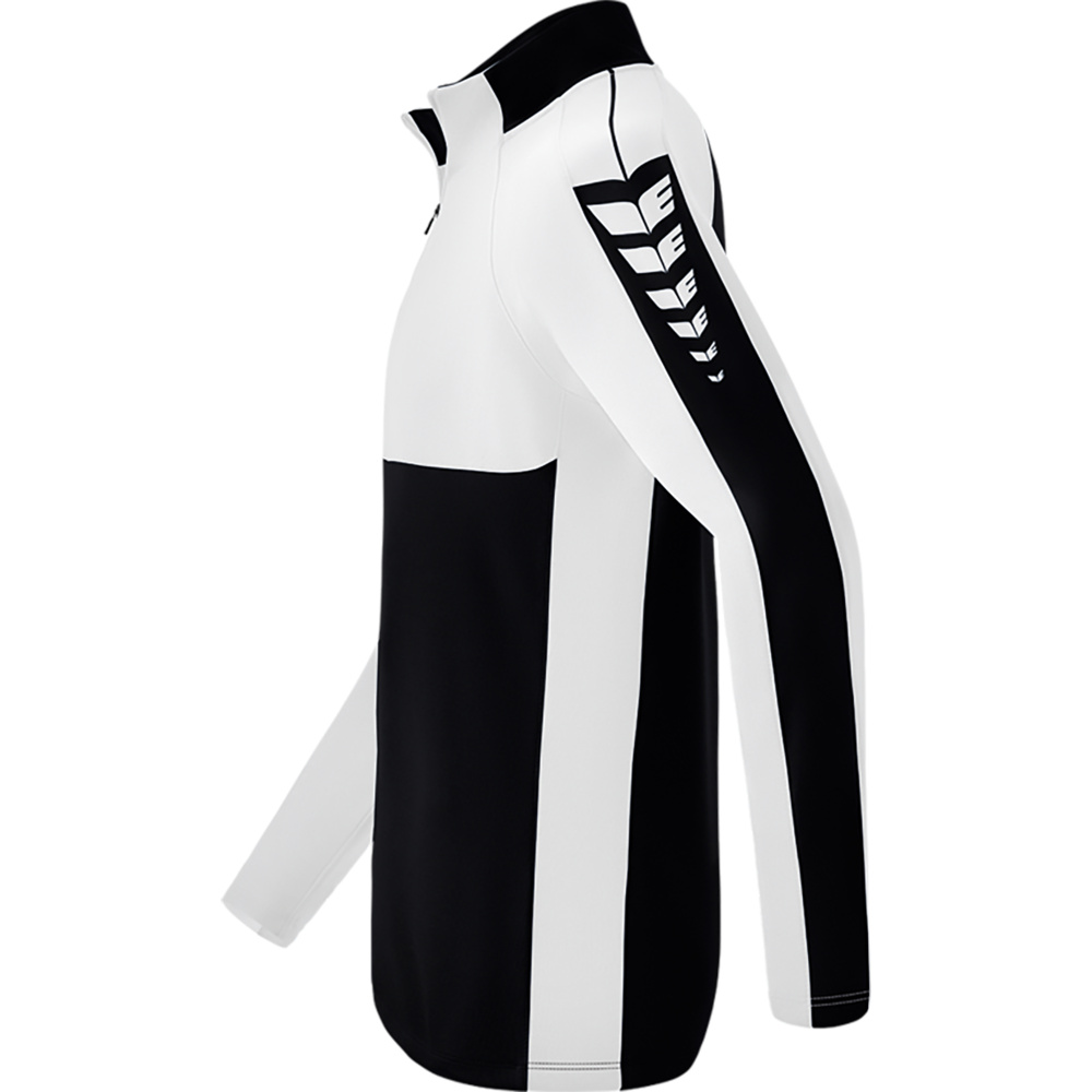 SUDADERA ERIMA SIX WINGS TRAINING TOP, NEGRA-BLANCA HOMBRE. 