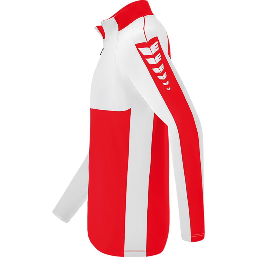 SUDADERA ERIMA SIX WINGS TRAINING TOP, ROJA-BLANCA HOMBRE. 