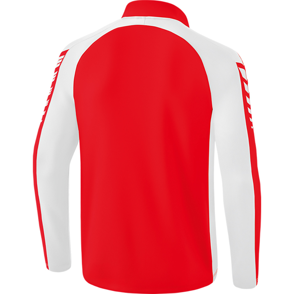 SUDADERA ERIMA SIX WINGS TRAINING TOP, ROJA-BLANCA HOMBRE. 