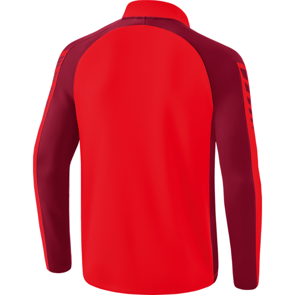 SUDADERA ERIMA SIX WINGS TRAINING TOP, ROJA-BURDEOS HOMBRE. 