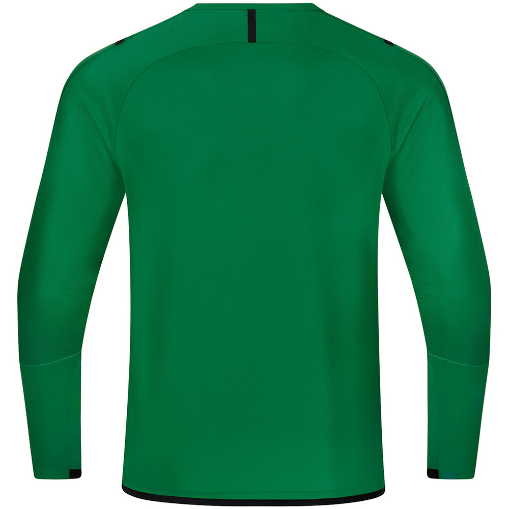 SUDADERA JAKO CHALLENGE, VERDE-NEGRA HOMBRE. 