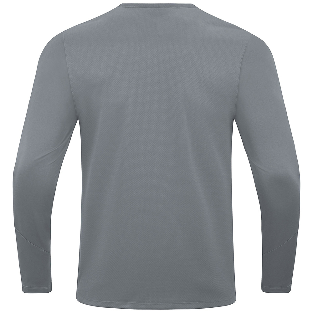 SUDADERA JAKO POWER, GRIS PIEDRA-BLANCA UNISEX. 