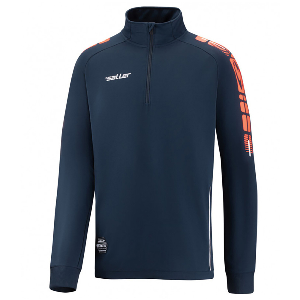 SUDADERA SALLERX.72, MARINO-NARANJA NEÓN-BLANCO HOMBRE. 