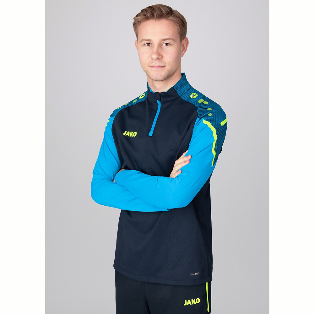 SUDADERA ZIP TOP JAKO PERFORMANCE, MARINO-AZUL JAKO HOMBRE. 