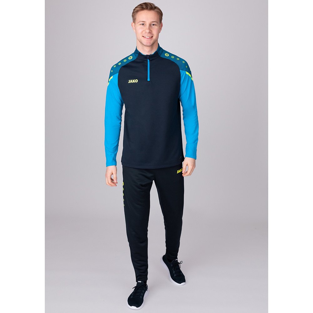 SUDADERA ZIP TOP JAKO PERFORMANCE, MARINO-AZUL JAKO HOMBRE. 