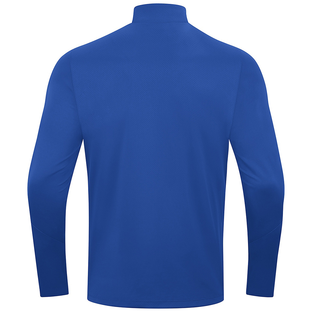 SUDADERA ZIP TOP JAKO POWER, ROYAL-AMARIILLA UNISEX. 