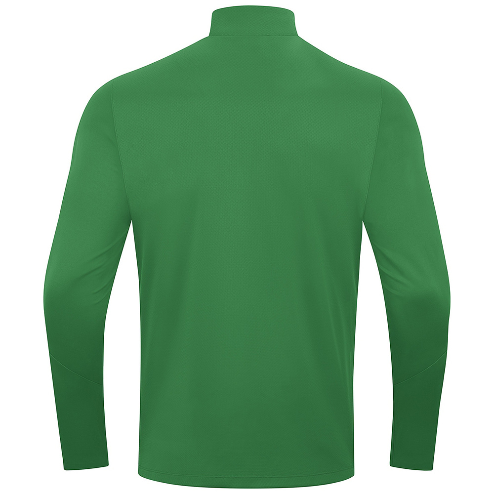 SUDADERA ZIP TOP JAKO POWER, VERDE-BLANCA NIÑO. 