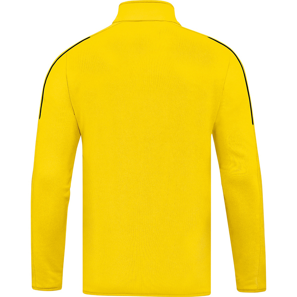 SUDADERA ZIPTOP JAKO CLASSICO, AMARILLA HOMBRE. 