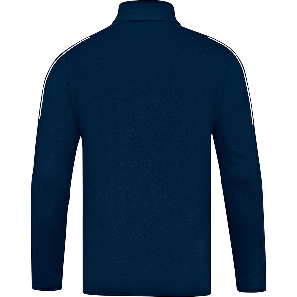 SUDADERA ZIPTOP JAKO CLASSICO, MARINO HOMBRE. 