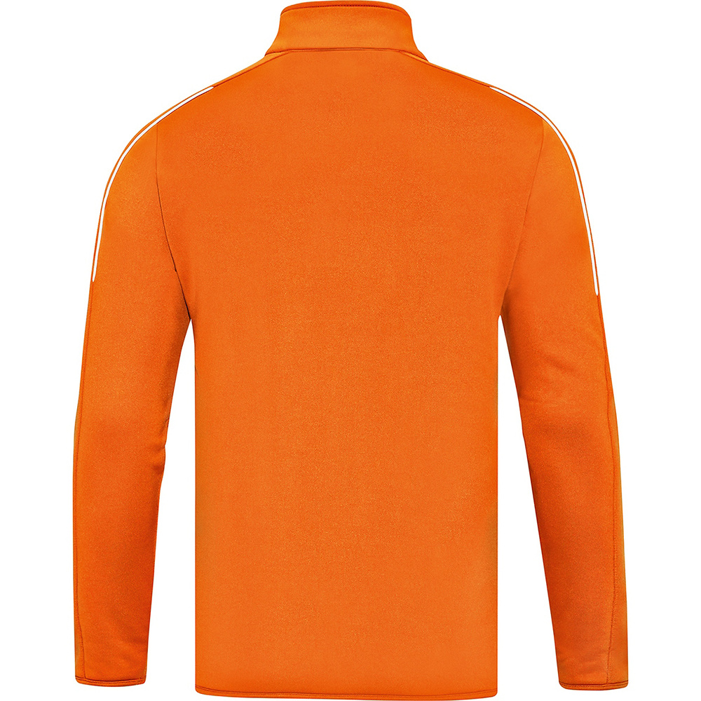 SUDADERA ZIPTOP JAKO CLASSICO, NARANJA HOMBRE. 