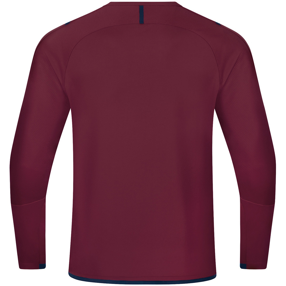 SWEATER JAKO CHALLENGE, MAROON-SEABLUE KIDS. 