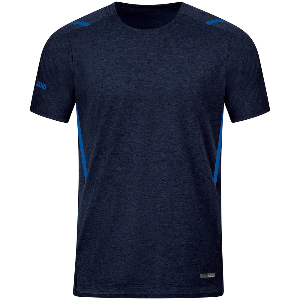 T-SHIRT JAKO CHALLENGE, SEABLUE MELANGE-ROYAL MEN. 