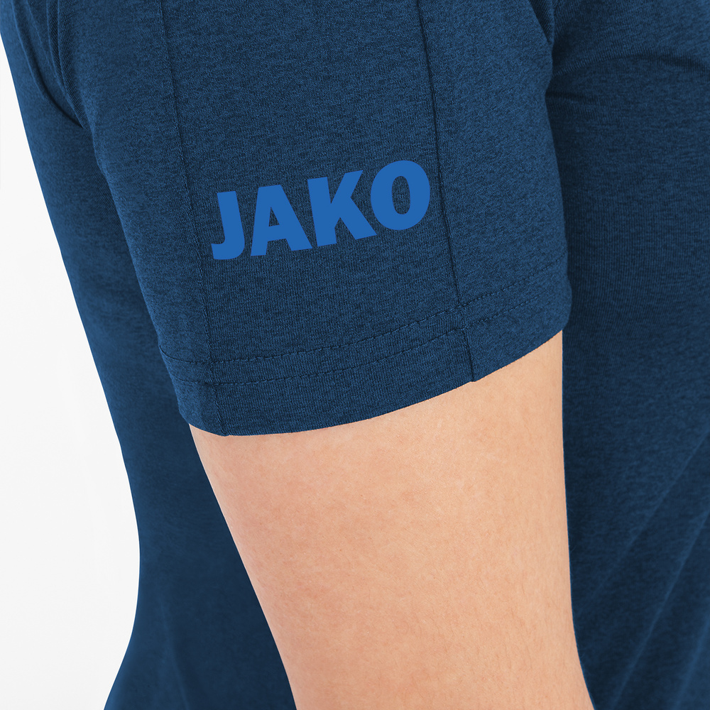 T-SHIRT JAKO CHALLENGE, SEABLUE MELANGE-ROYAL WOMEN. 