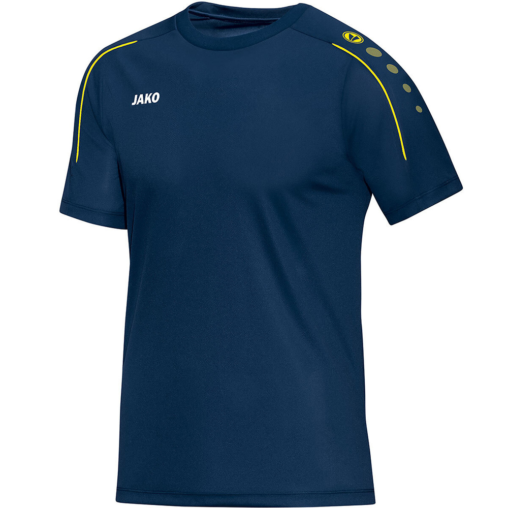 T-SHIRT JAKO CLASSICO, NIGHT BLUE-CITRO MEN. 