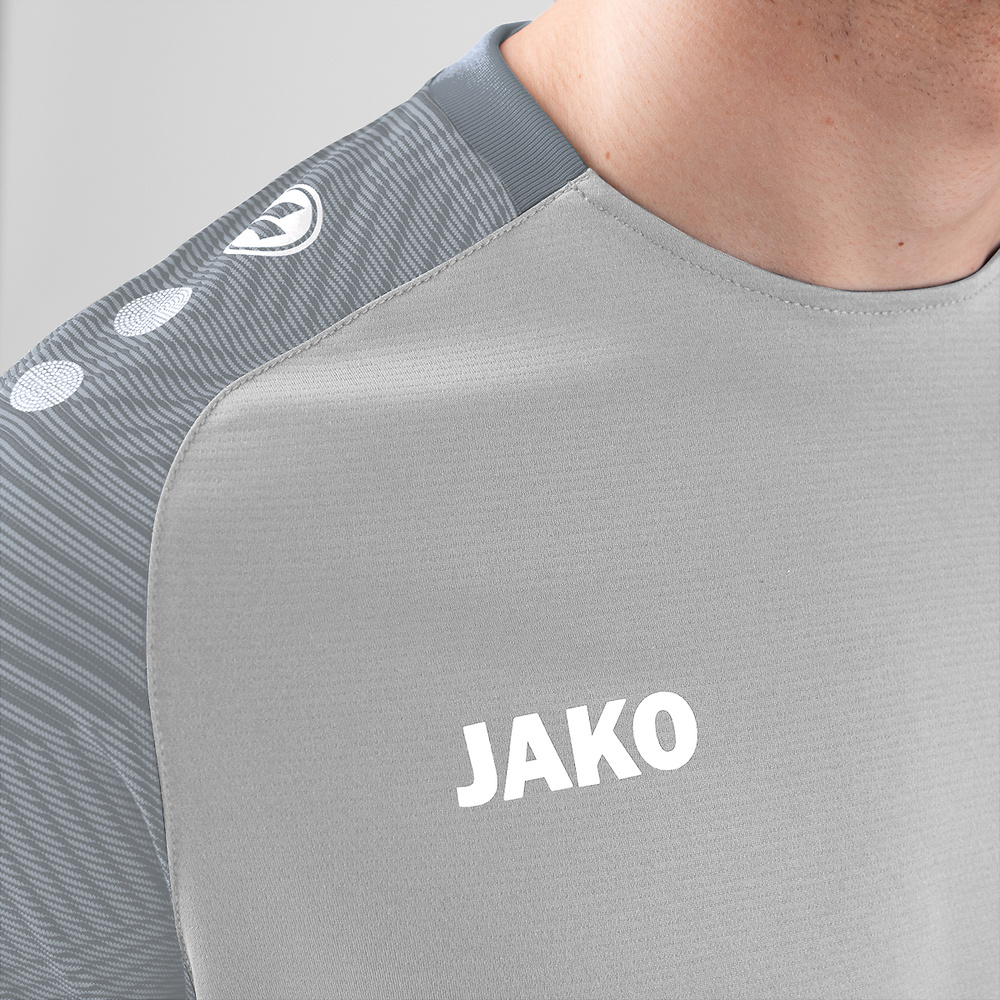 T-SHIRT JAKO PERFORMANCE, SSOFT GREY-STONE GREY KIDS. 