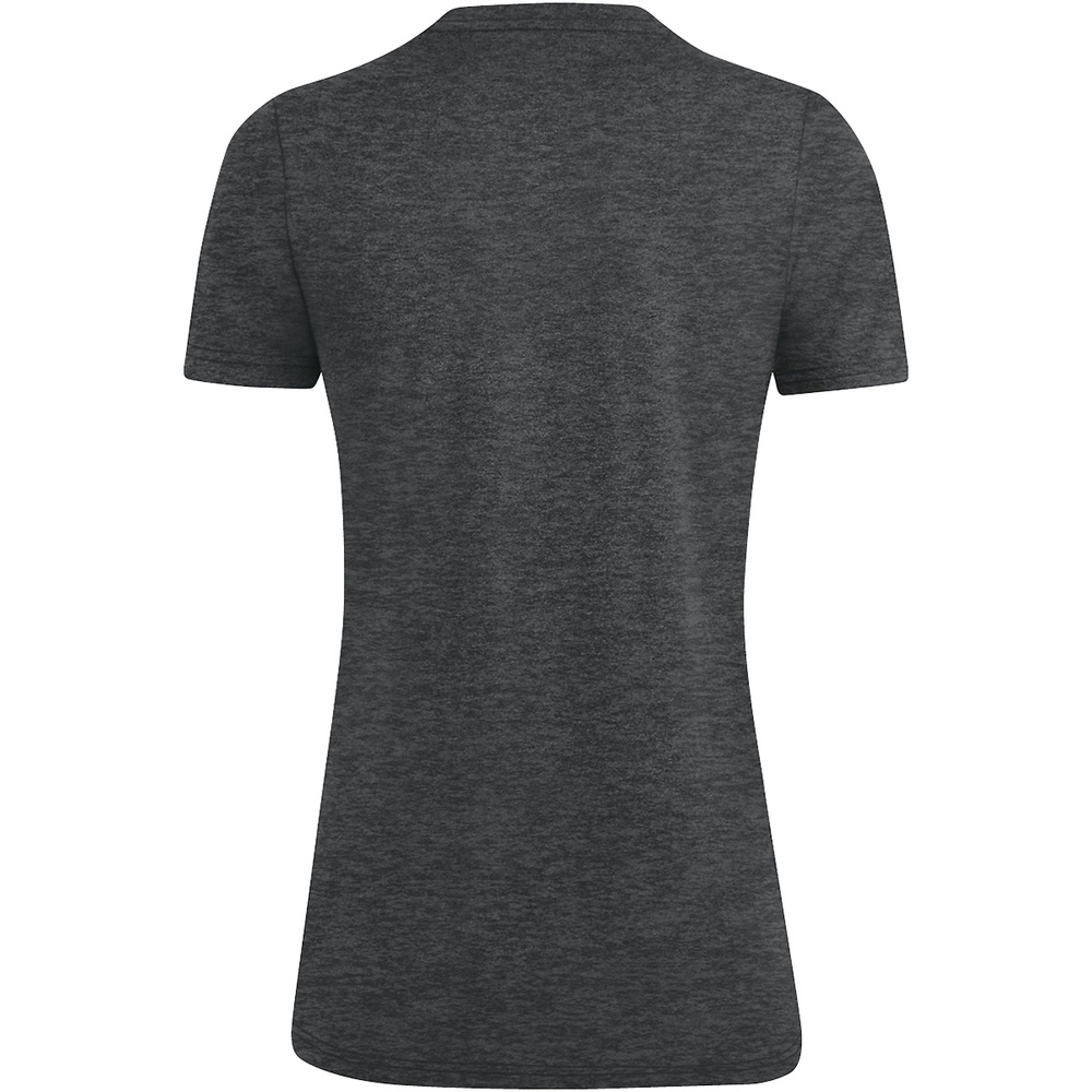 T-SHIRT JAKO PREMIUM BASICS, ANTHRACITE MELANGE MELANGE MELANGE MELANGE MELANGE WOMEN. 