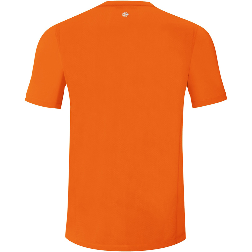 T-SHIRT JAKO RUN 2.0, NEON ORANGE KIDS. 