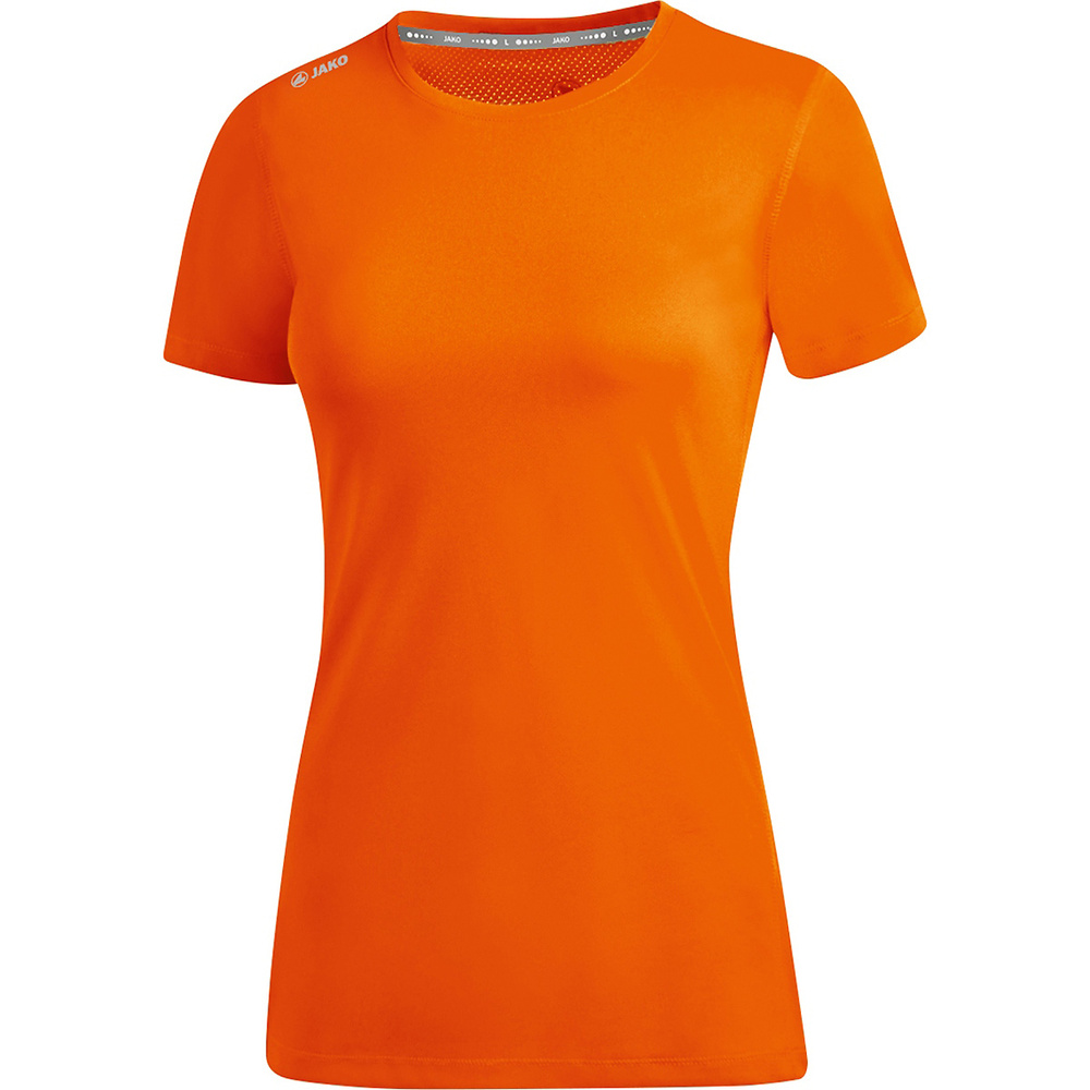 T-SHIRT JAKO RUN 2.0, NEON ORANGE WOMEN. 