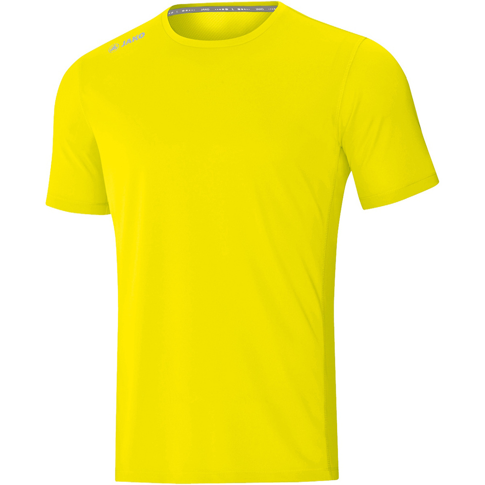 T-SHIRT JAKO RUN 2.0, NEON YELLOW KIDS. 