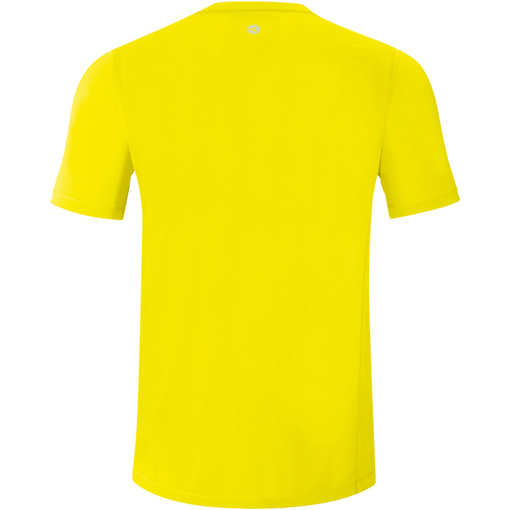 T-SHIRT JAKO RUN 2.0, NEON YELLOW KIDS. 