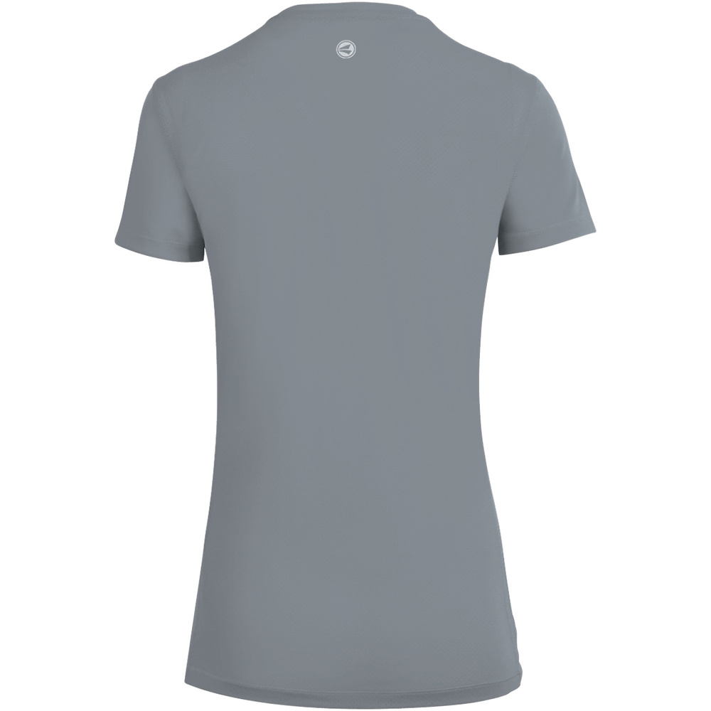 T-SHIRT JAKO RUN 2.0, STONE GREY WOMEN. 