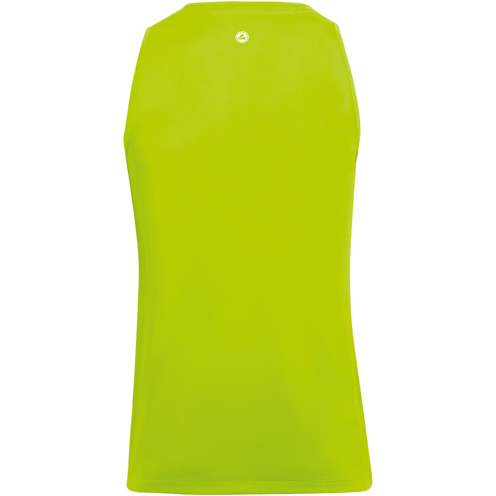 TANK TOP JAKO RUN 2.0, NEON GREEN KIDS. 