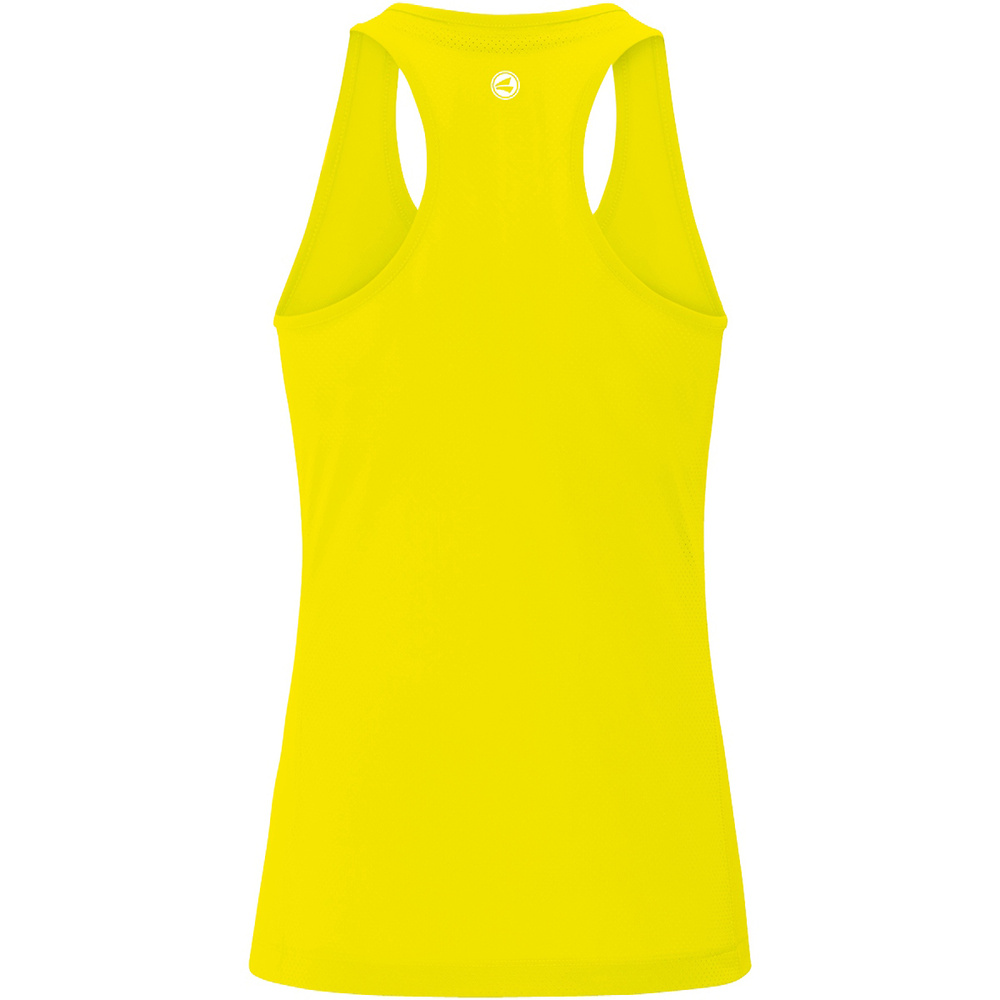 TANK TOP JAKO RUN 2.0, NEON YELLOW WOMEN. 