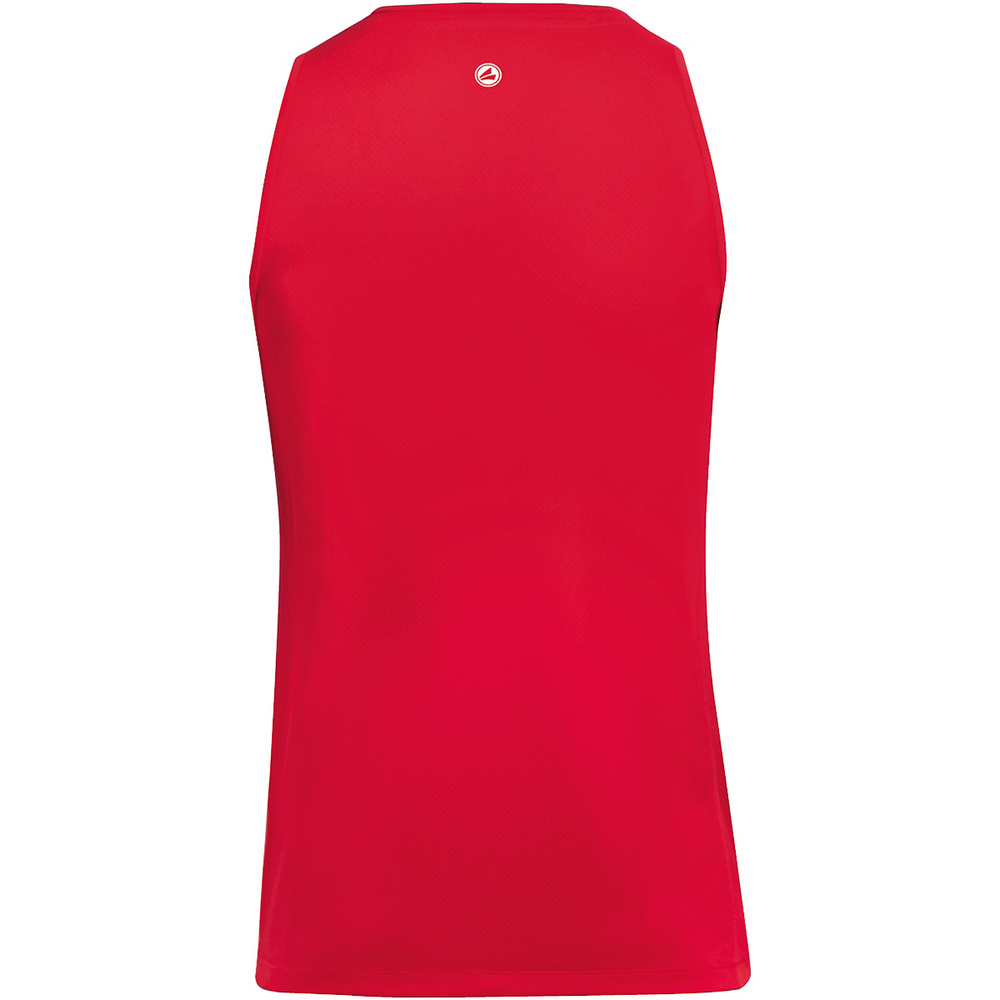 TANK TOP JAKO RUN 2.0, SPORT RED KIDS. 