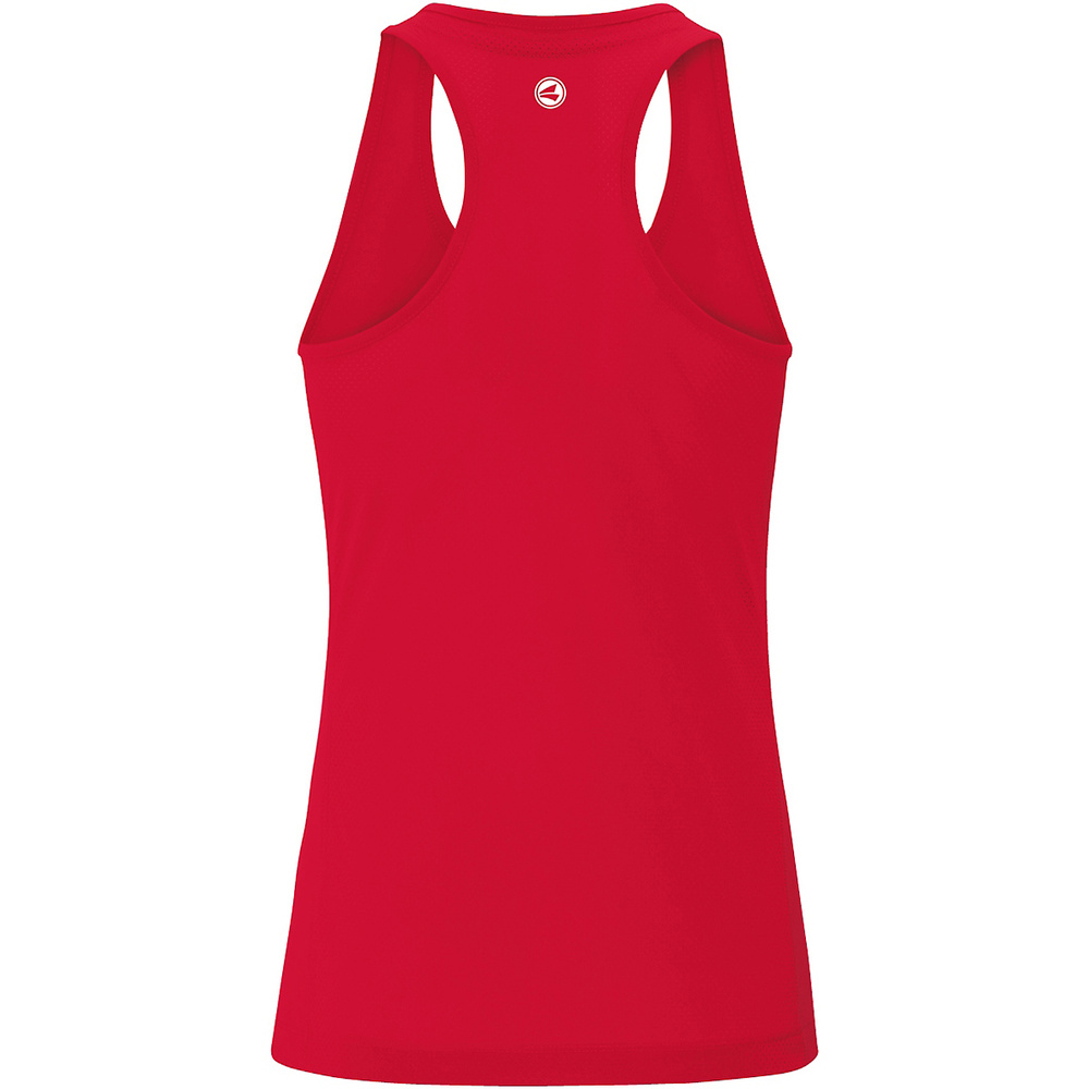 TANK TOP JAKO RUN 2.0, SPORT RED WOMEN. 