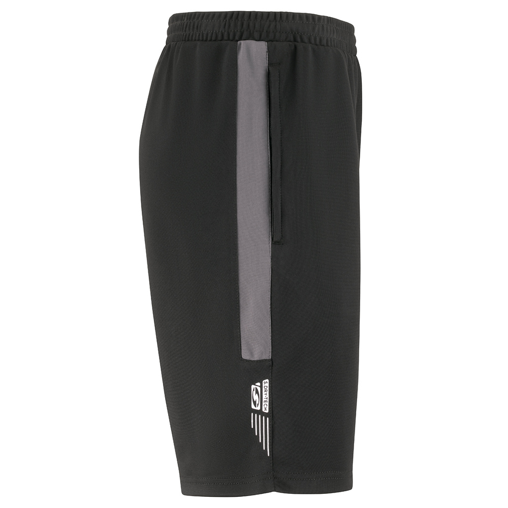 TRAINING AND LEISURE SHORT SALLEX.72 BLACK-GREY-WHITE UNISEX. 