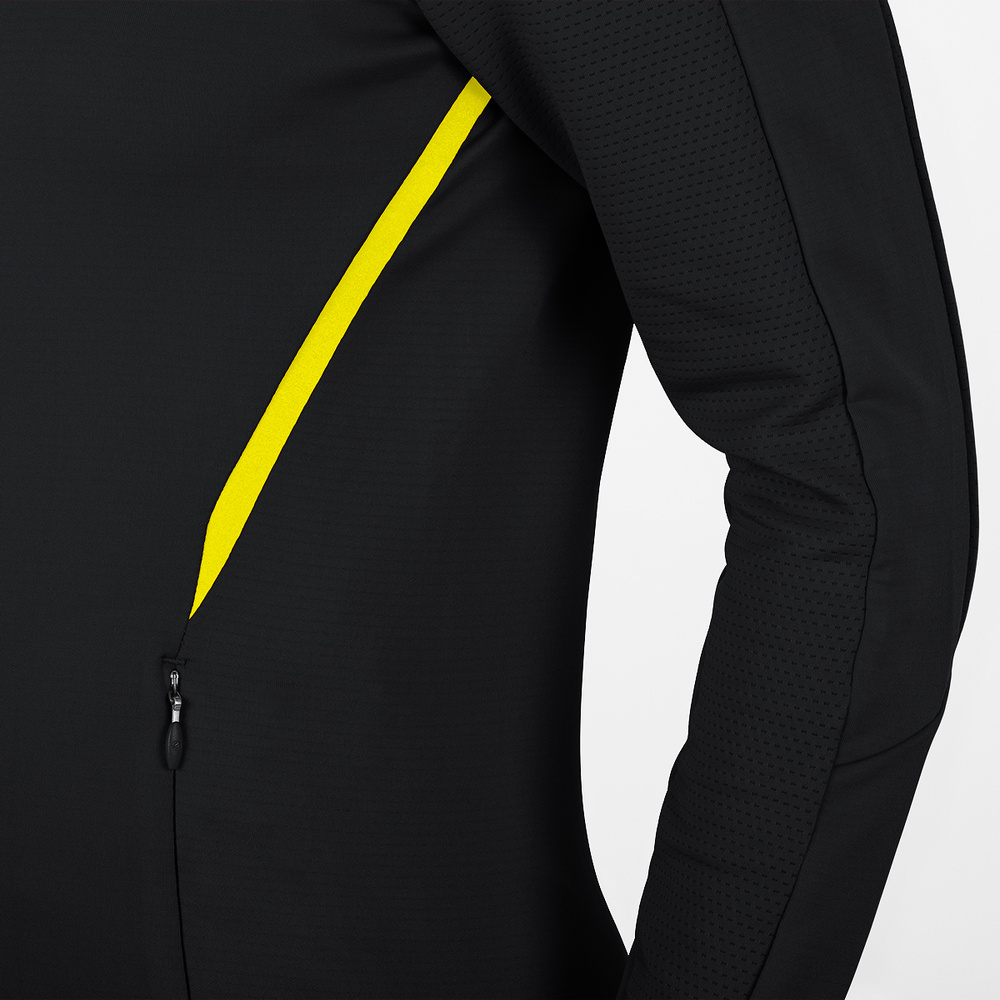 TRAINING JACKET JAKO CHALLENGE WITH HOOD, BLACK-CITRO WOMEN. 