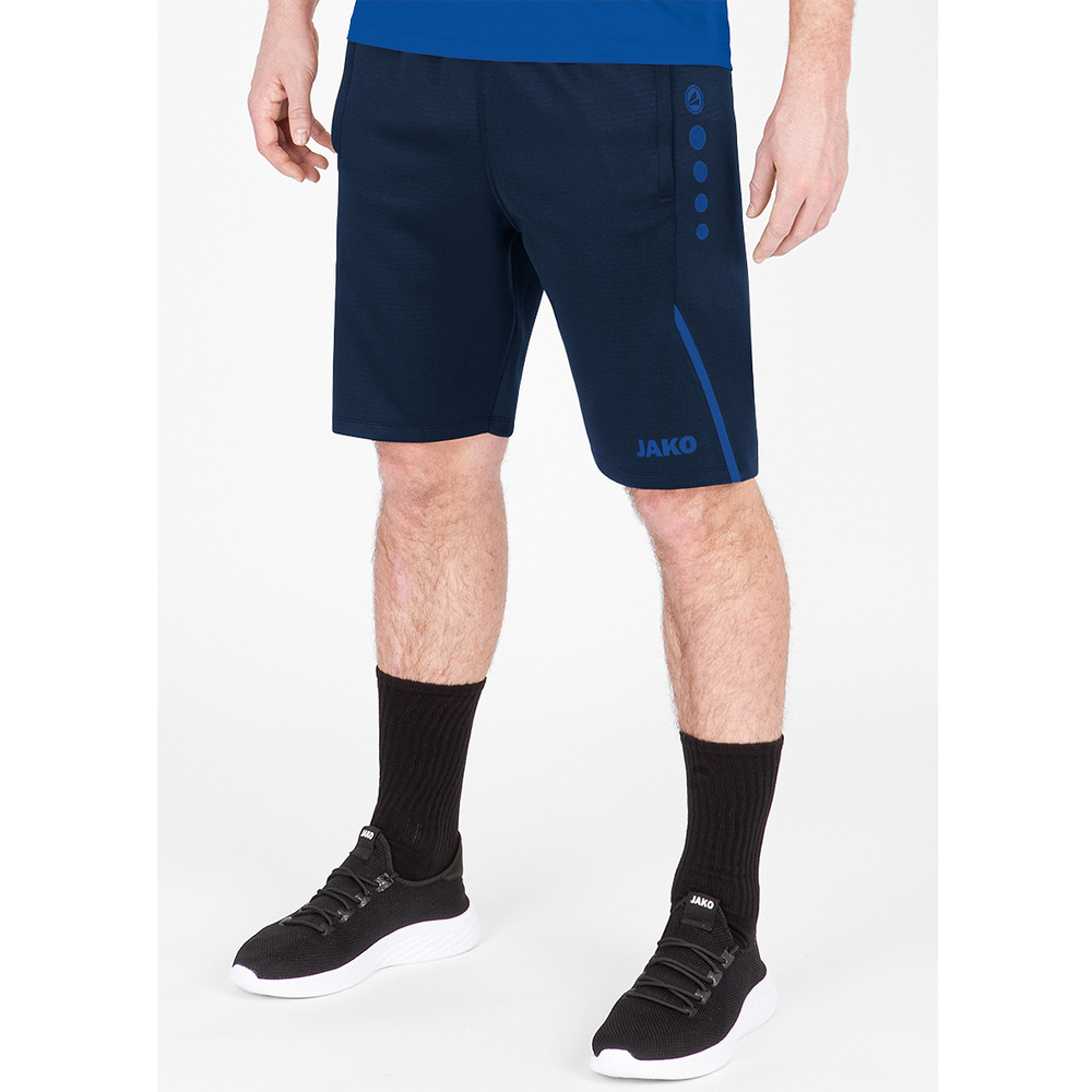 TRAINING SHORTS JAKO CHALLENGE, SEABLUE-ROYAL KIDS. 