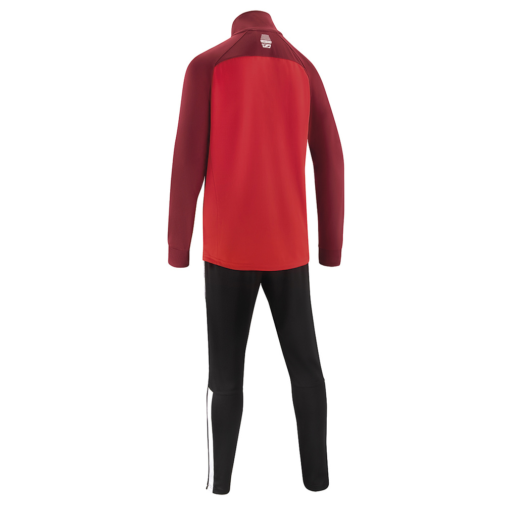 TRAINING TRACKSUIT SALLERX.72, RED-BORDEAUX-WHITE KIDS. 