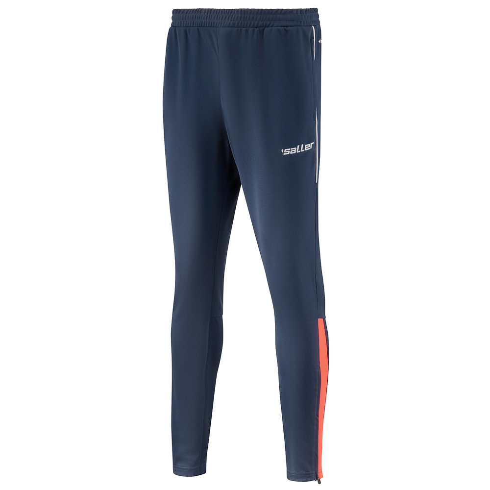 TRAINING TROUSERS SALLERX.72, NAVY-ORANGE NEON-WHITE KIDS. 