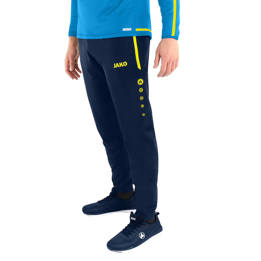 TROUSERS JAKO COMPETITION 2.0, SEABLUE-NEON YELLOW KIDS. 