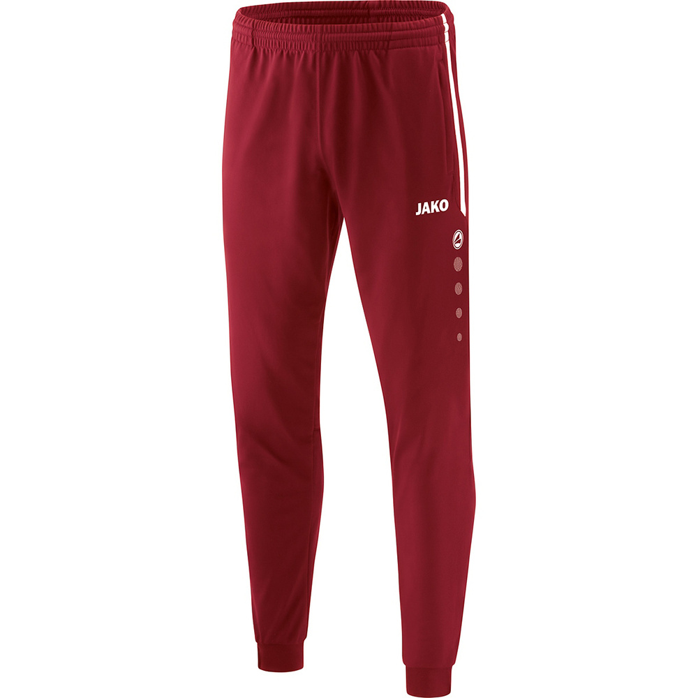 TROUSERS JAKO COMPETITION 2.0, WINE RED KIDS. 