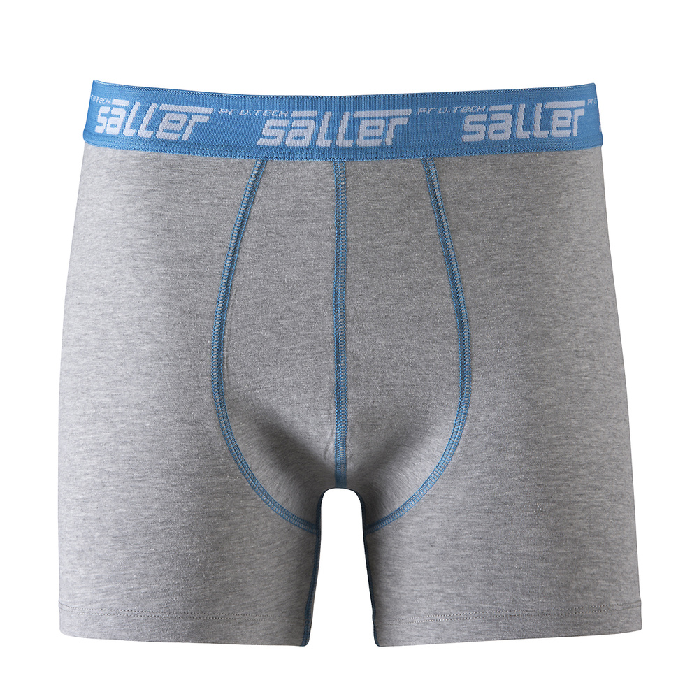 TWO PACK BOXER SHORT (GREY-BLACK). 