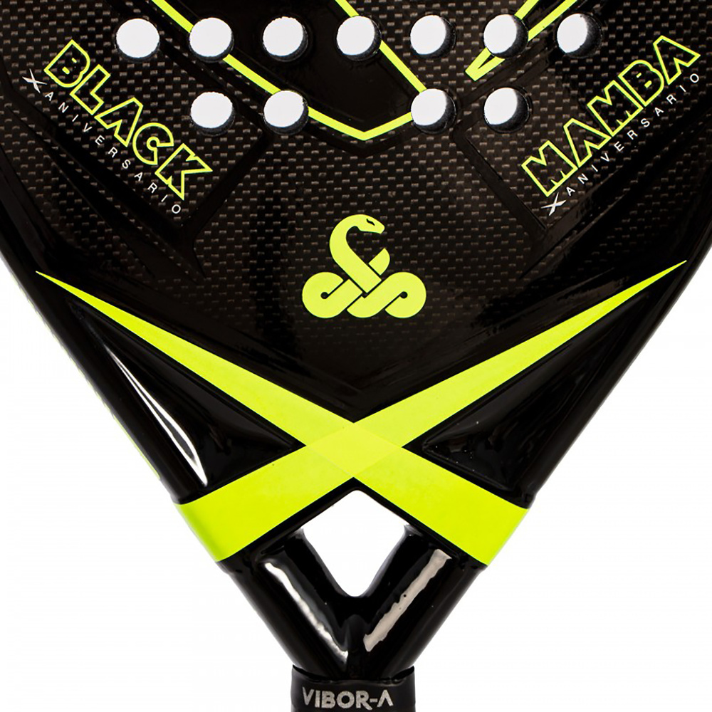 VIBOR-A BLACK MAMBA ANNIVERSARY PADDLE RACKET. 