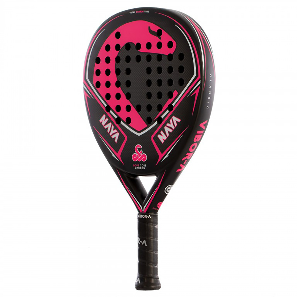 VIBOR-A BLACK NAYA CLASSIC EDITION PADDLE RACKET. 