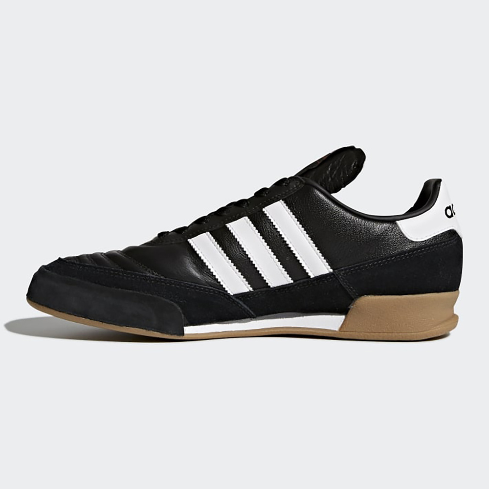 ZAPATILLA ADIDAS DE FÚTBOL MUNDIAL GOAL, NEGRA-BLANCA ADULTO. 