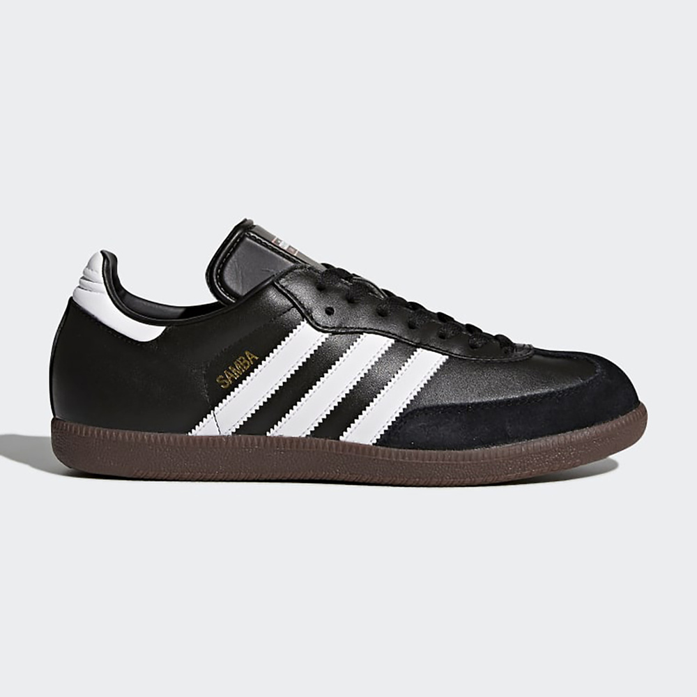 ZAPATILLA ADIDAS SAMBA PIEL, NEGRA-BLANCA