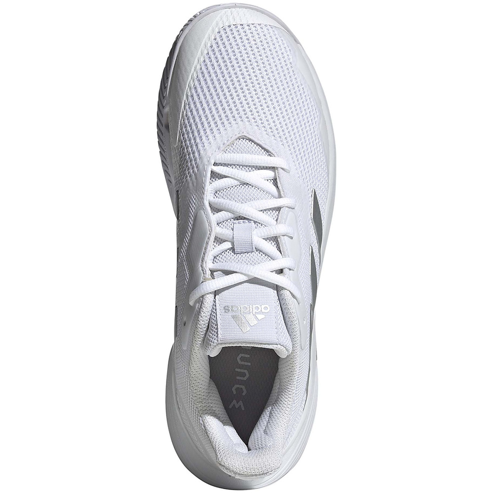 ZAPATILLAS ADIDAS COURTJAM CONTROL, BLANCA-GRIS MUJER. 