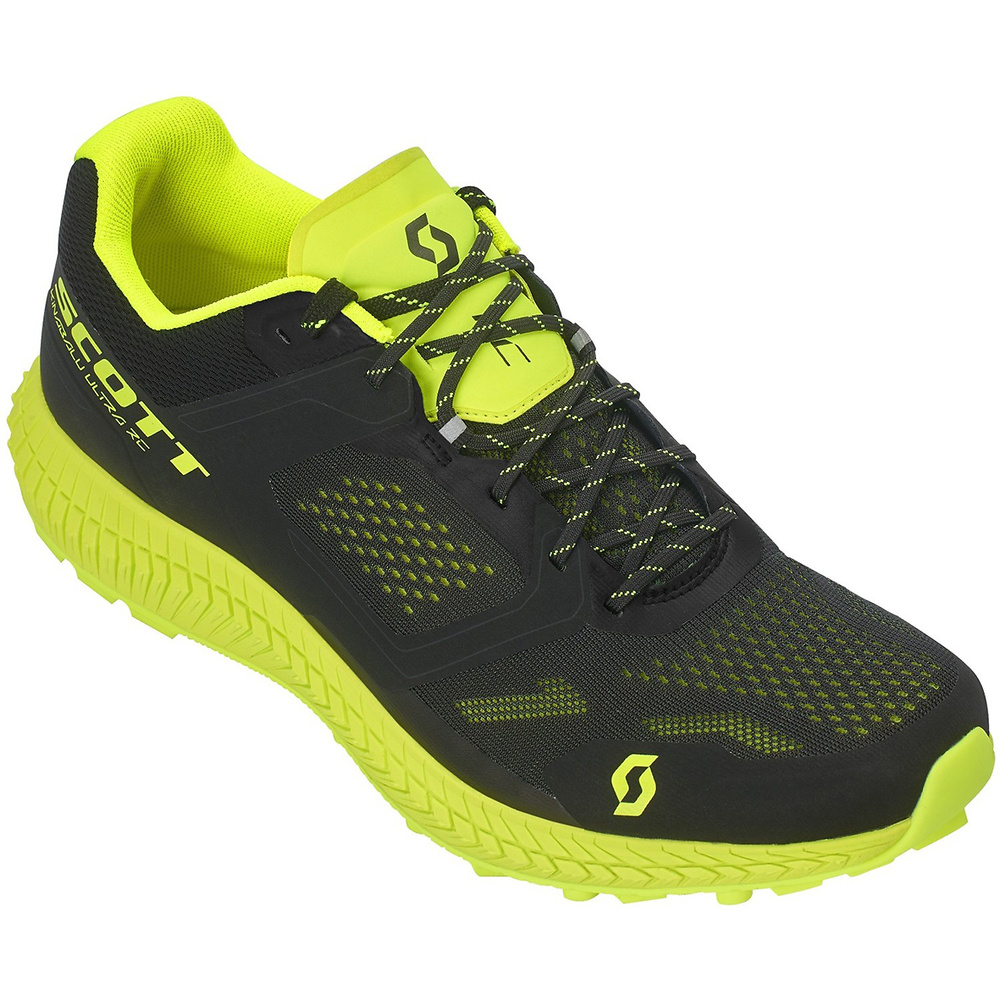 ZAPATILLAS SCOTT KINABALU ULTRA RC, AMARILLA-NEGRA HOMBRE. 