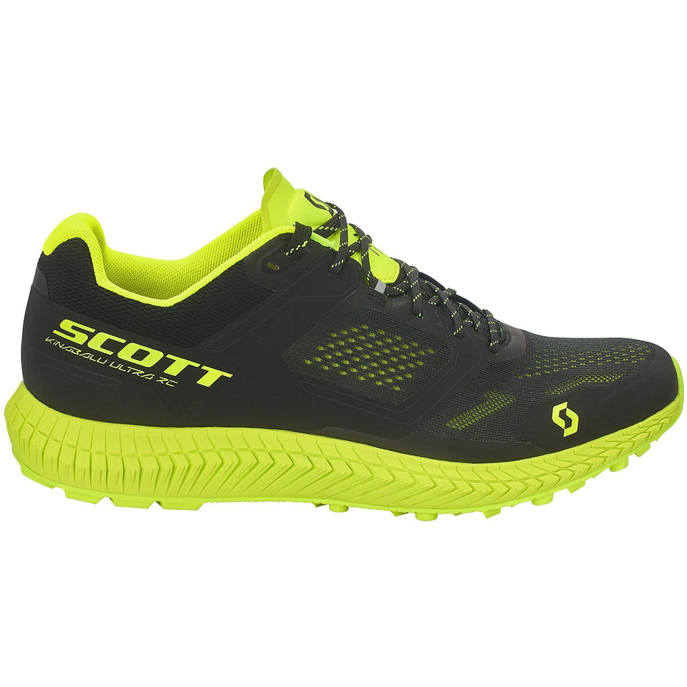 ZAPATILLAS SCOTT KINABALU ULTRA RC, AMARILLA-NEGRA HOMBRE. 