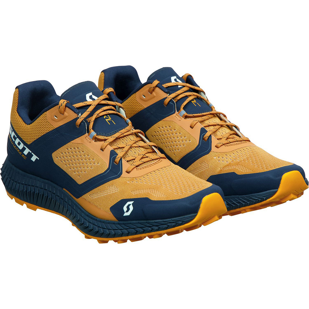 ZAPATILLAS SCOTT KINABALU ULTRA RC, NARANJA OSCURO-AZUL NOCHE HOMBRE. 